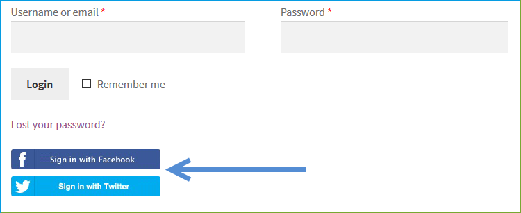 WooCommerce Social Login